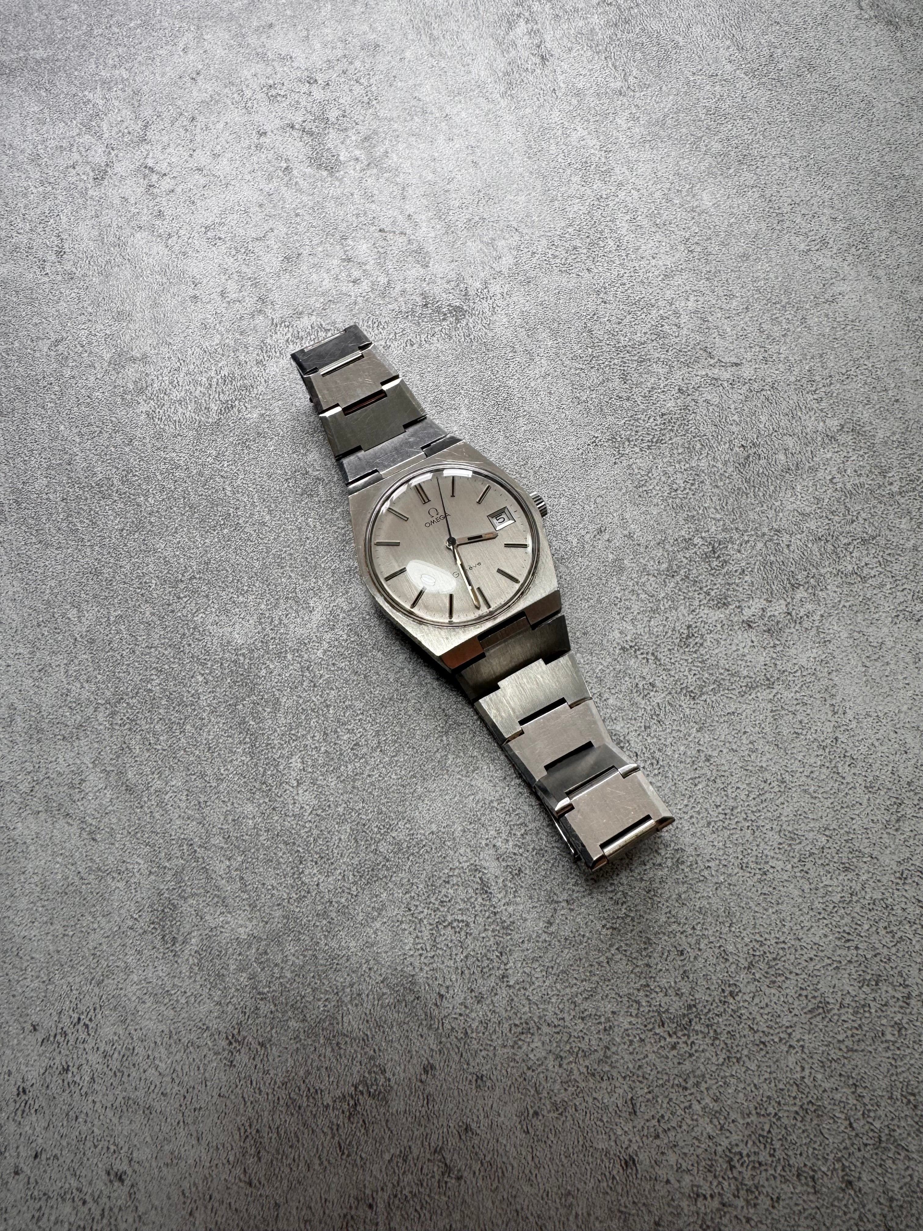 1972 Omega Genève Manual Date Grey Dial 136.0500 Watch (OS) - Image 4
