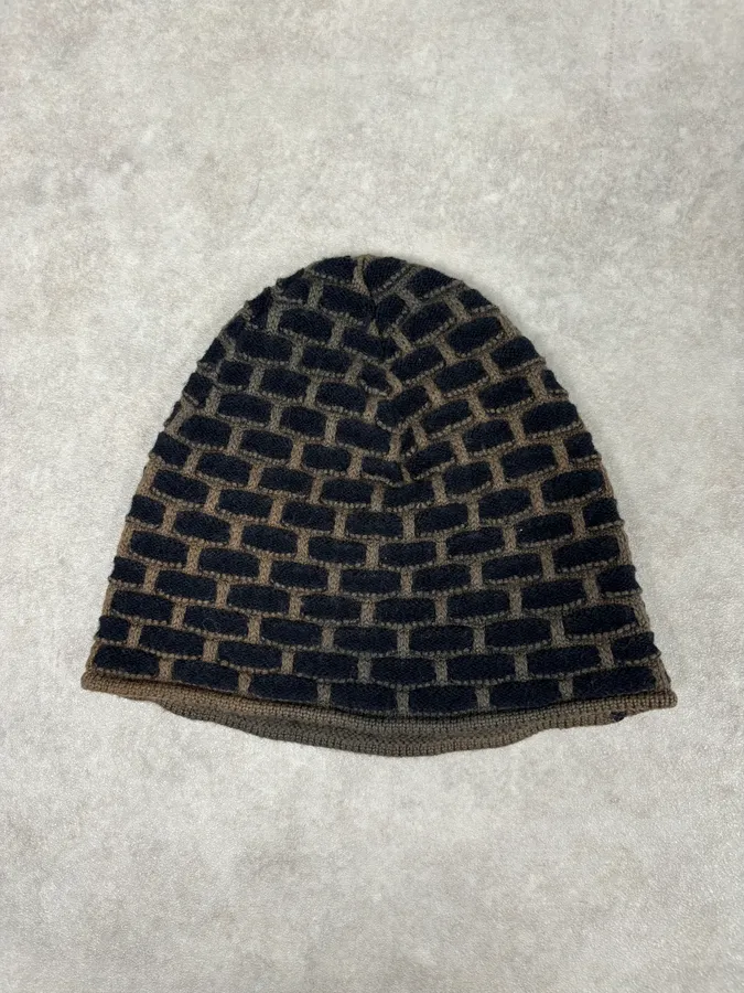 1980s Giorgio Armani Black Contemporary Beanie
