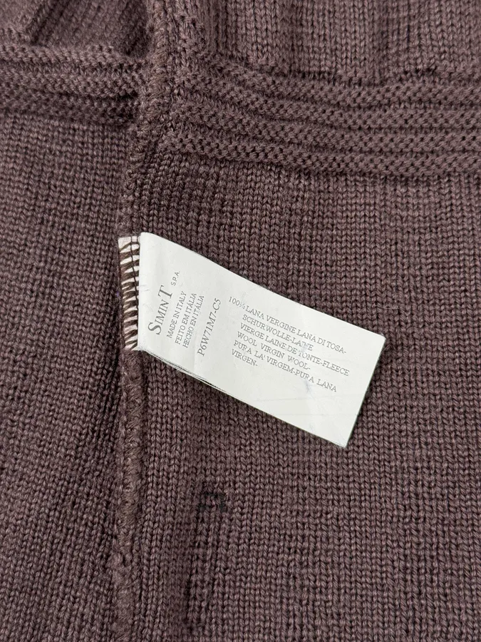 1990s Armani Brown Wool Zip-up Jacket - Image 9