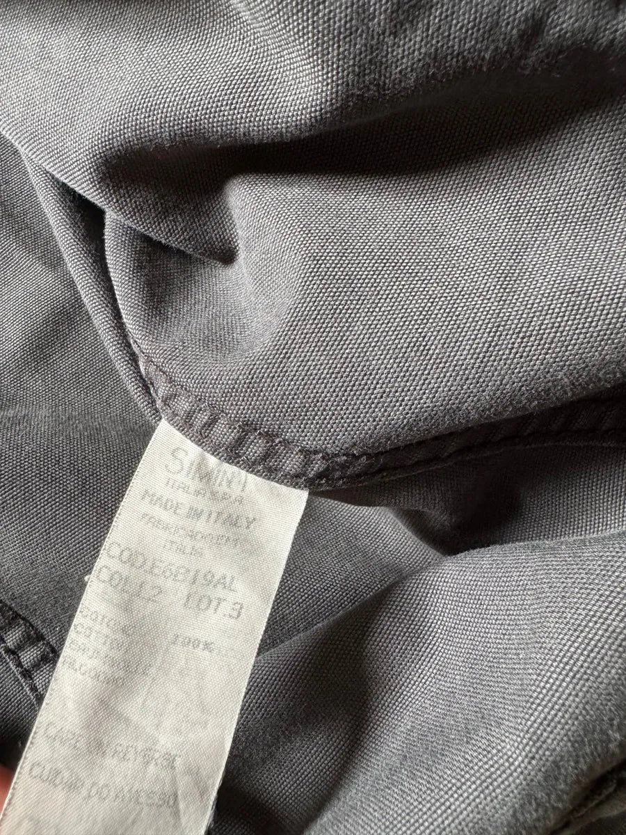 1990s Armani Grey Light Trucker Jacket - Image 8