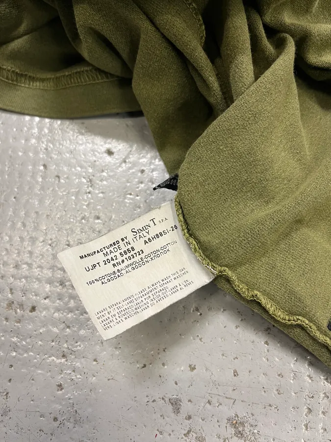 1990s Armani Olive Historical Longsleeves - Image 10