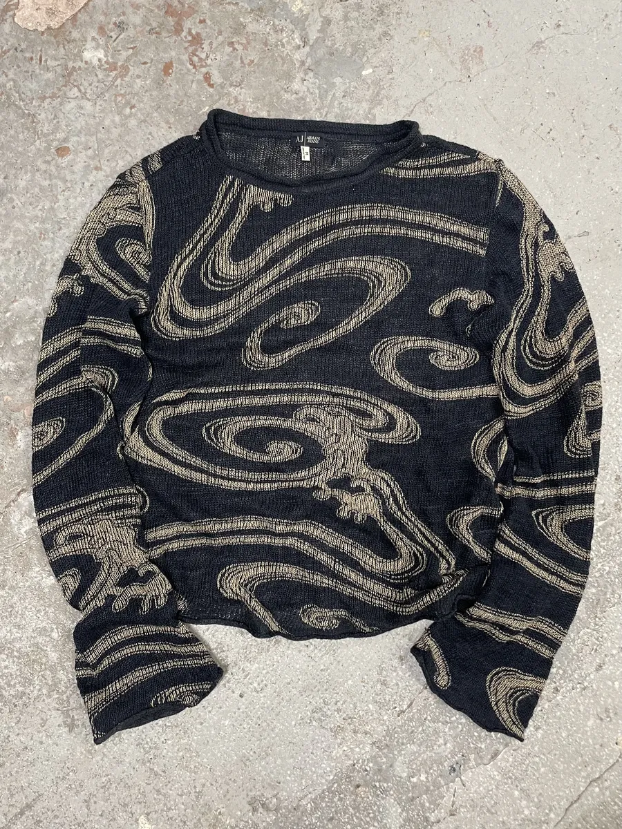 1990s Armani Psycho Modern Perception Sweater