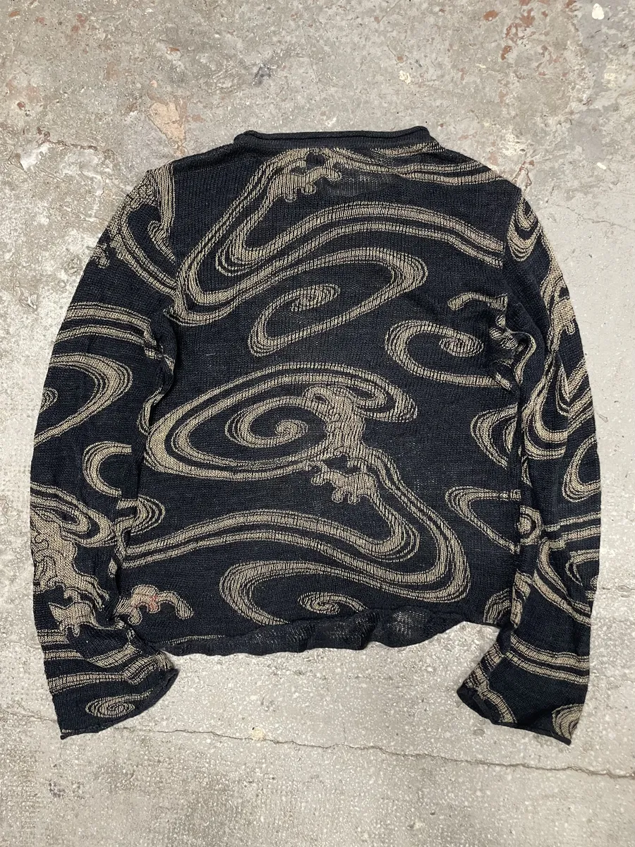 1990s Armani Psycho Modern Perception Sweater - Image 2
