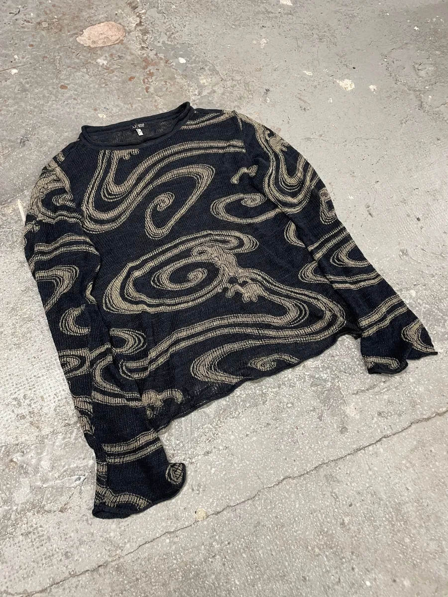 1990s Armani Psycho Modern Perception Sweater - Image 3