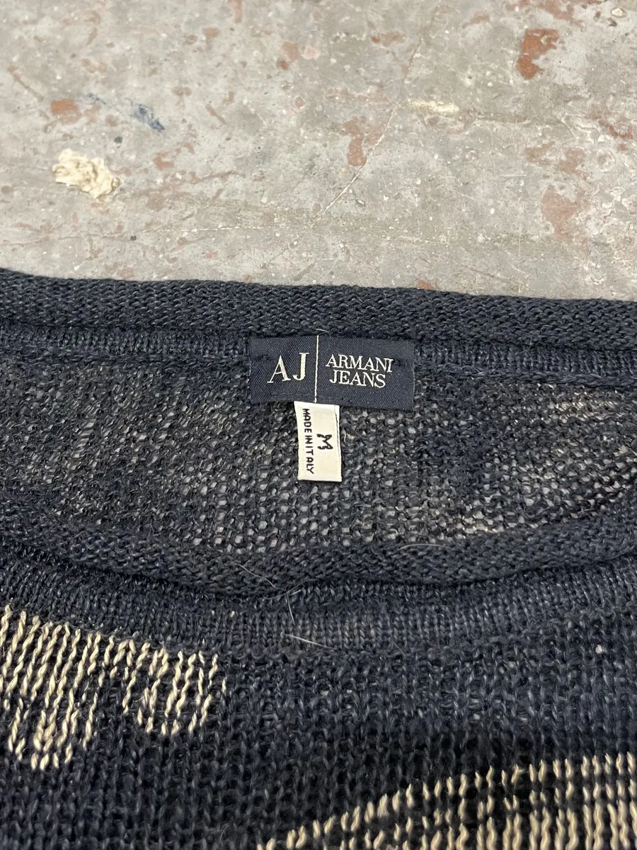 1990s Armani Psycho Modern Perception Sweater - Image 5