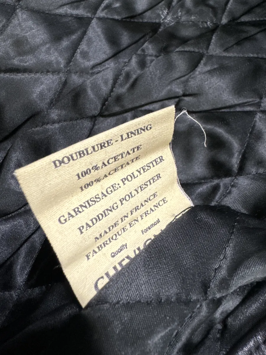 1990s Chevignon Black Leather M1 Bomber Jacket - Image 7