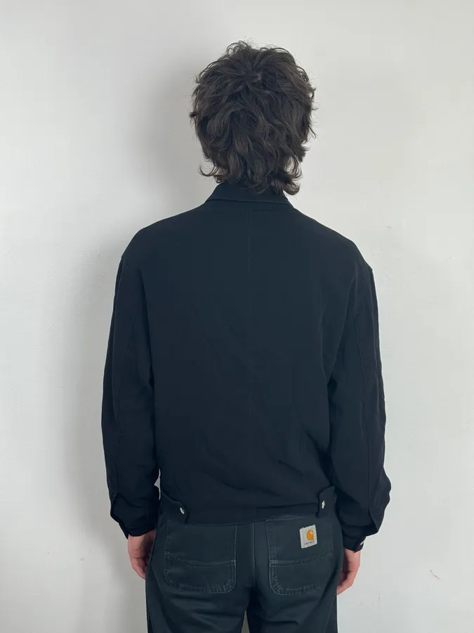 1990s Claude Montana Black Buttoned Jacket - Image 3