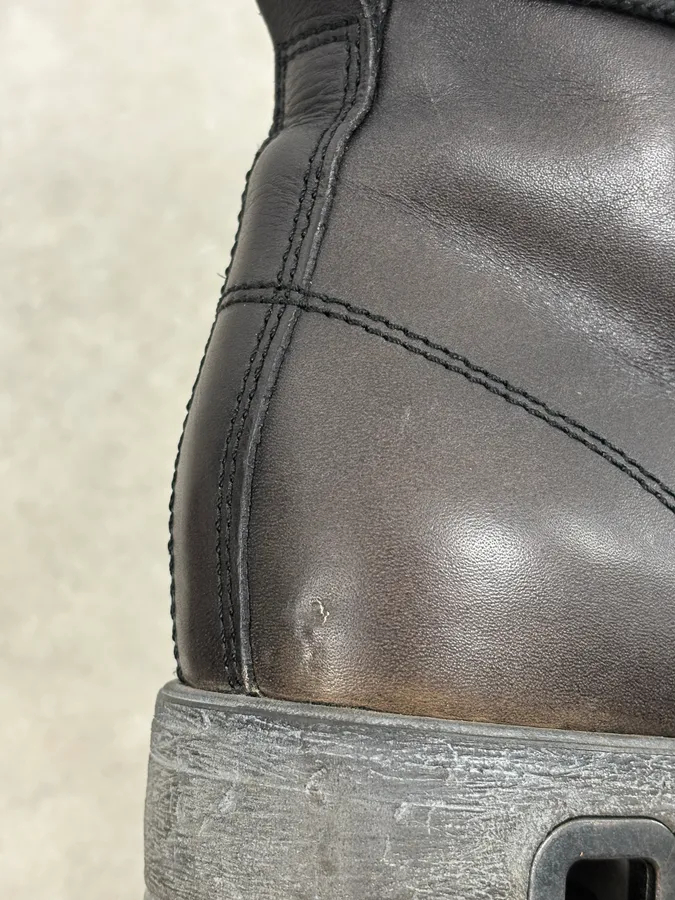 1990s Dirk Bikkembergs B-Laced Brown Combat Boots - Image 9