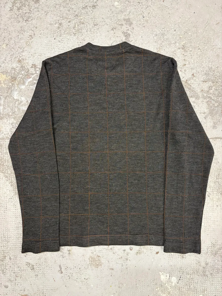 1990s Dolce & Gabbana Grey Brown Wool Sweater - Image 4