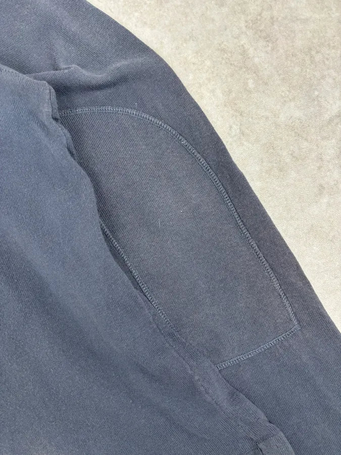 1990s Dries Van Noten Blue Grey V-Neck Sweater - Image 9