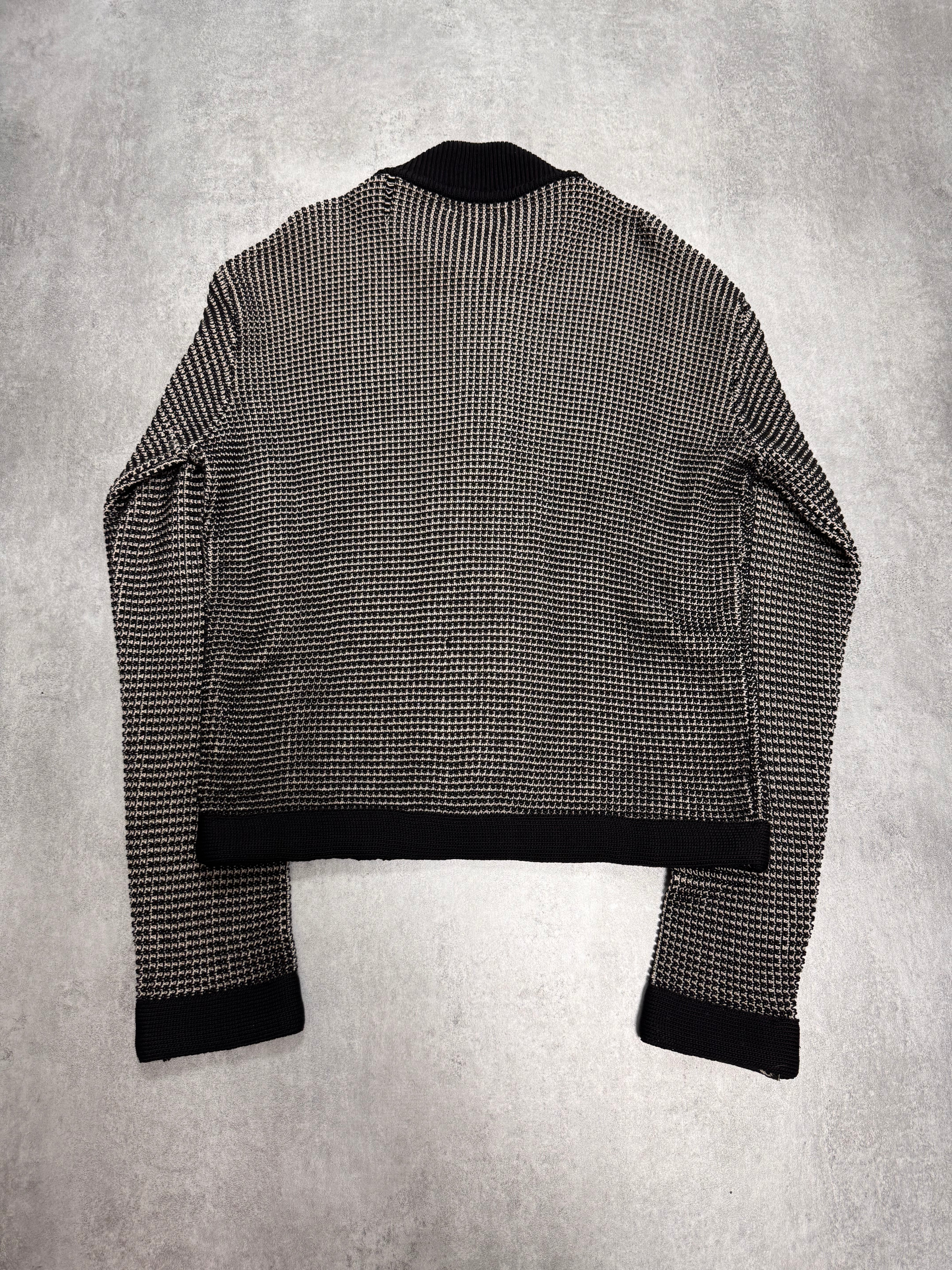 1990s Emporio Armani Bicolor Zip-Up - Image 4