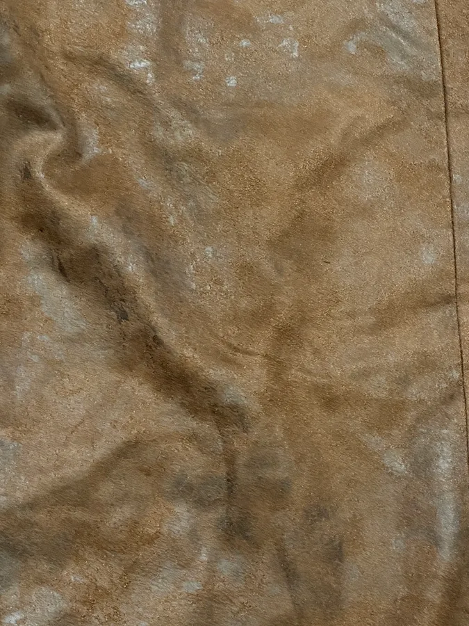 1990s Emporio Armani Brown Irregular Leather Large Pants - Image 9