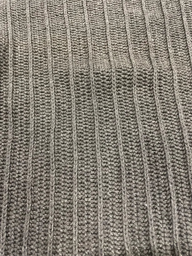1990s Emporio Armani Dark Cotton Sweater - Image 7