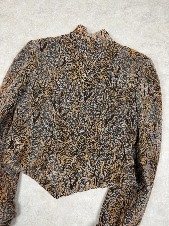 1990s Giorgio Armani Royal Golden Ornament Jacket - Image 8