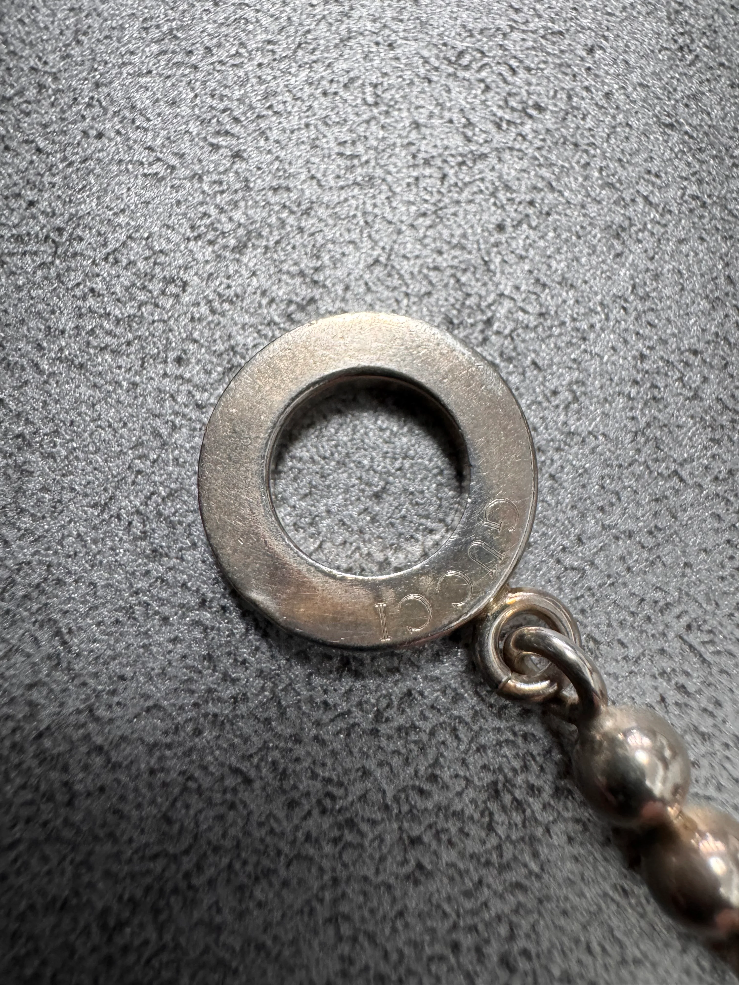 1990s Gucci Ball 925 Sterling Silver Necklace - Image 4