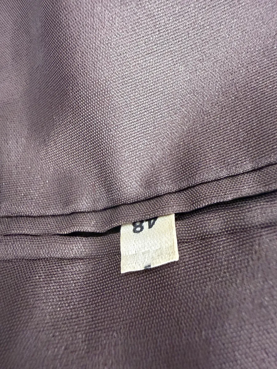 1990s Hermès Tweed Brown Blazer Jacket - Image 10