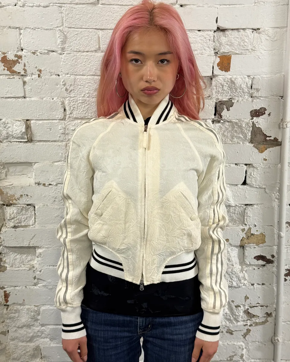 1990s Jean Paul Gaultier Creamy White Embroidered Jacket - Image 2