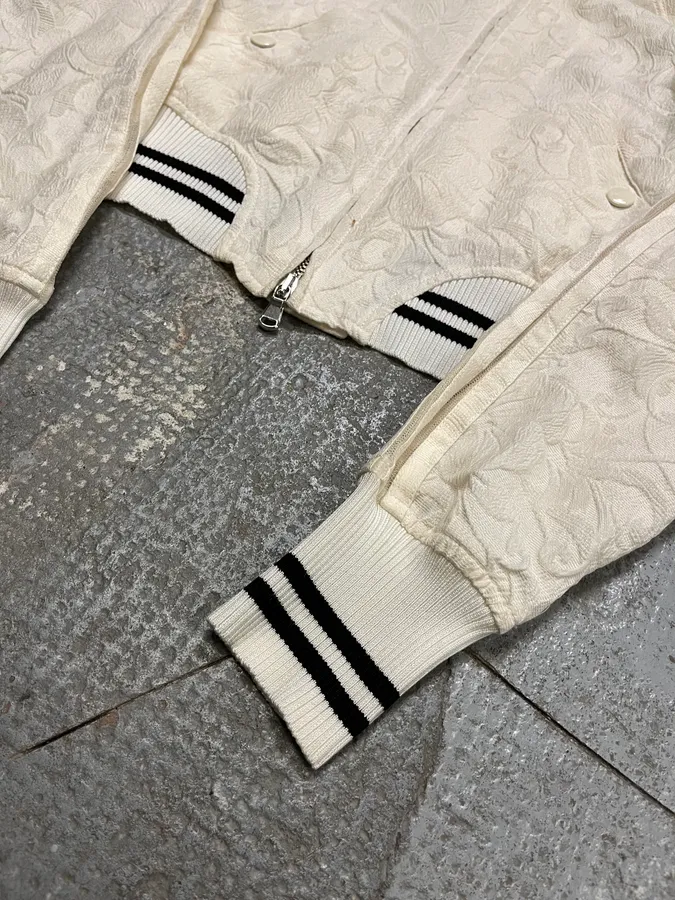 1990s Jean Paul Gaultier Creamy White Embroidered Jacket - Image 6