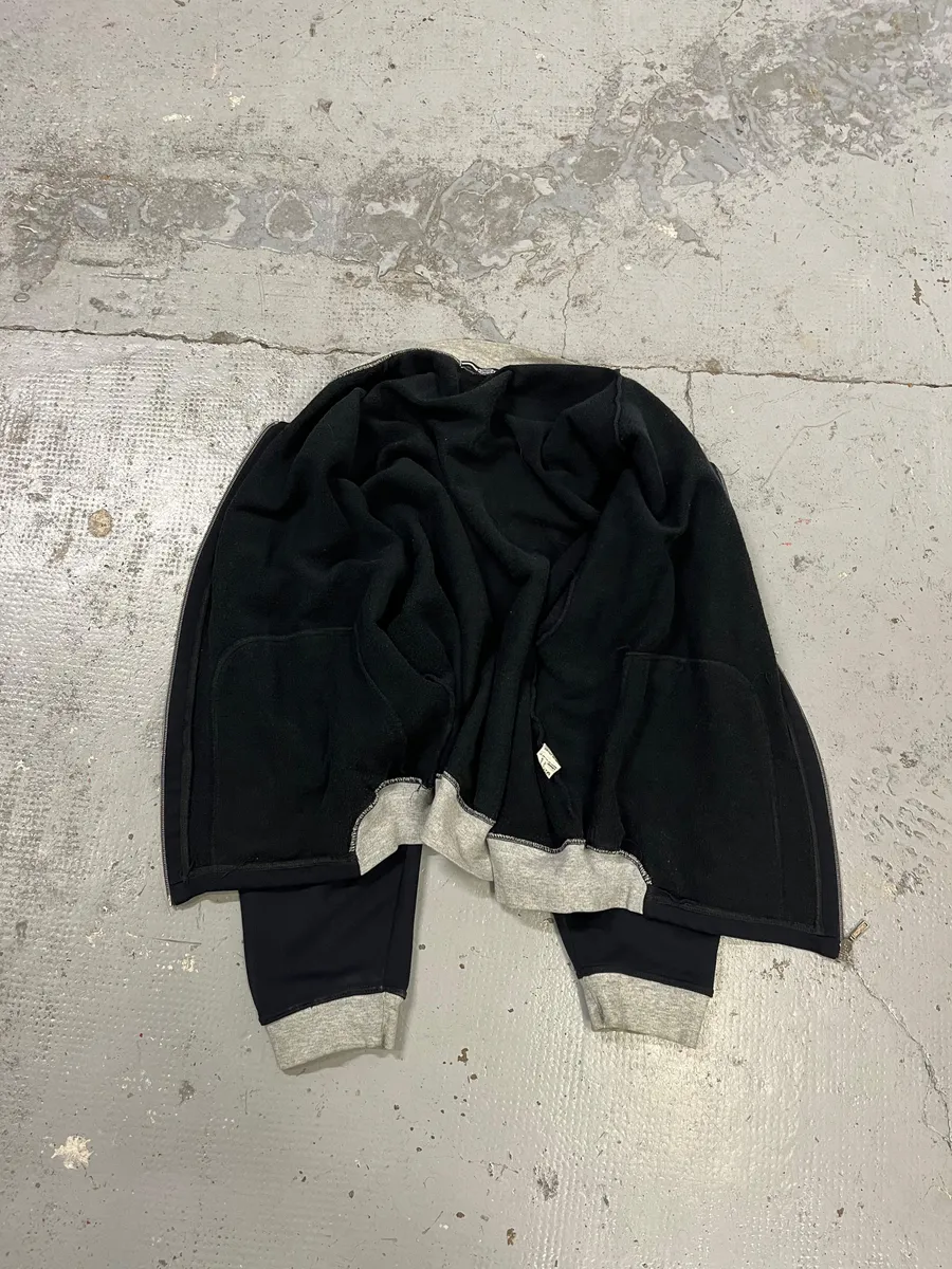 1990s Marithé et François Girbaud Navy & Grey Track Jacket - Image 8