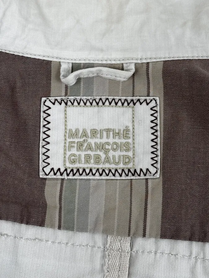 1990s Marithé + François Girbaud Beige Saharienne Jacket - Image 12