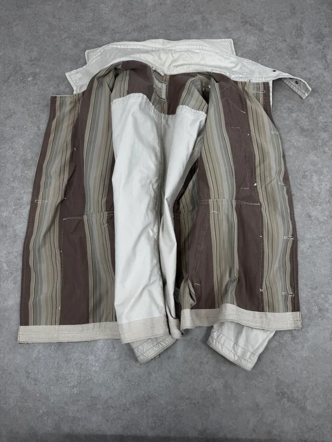 1990s Marithé + François Girbaud Beige Saharienne Jacket - Image 8