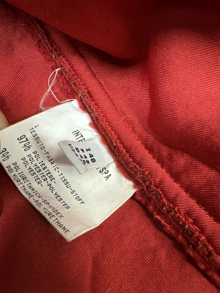 1990s Marithé + François Girbaud Red Fleece Sweatshirt - Image 9