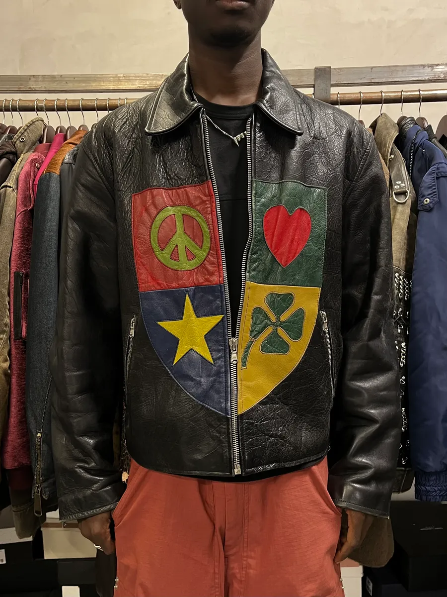 1990s Moschino Premium Black Leather Jacket - Image 2