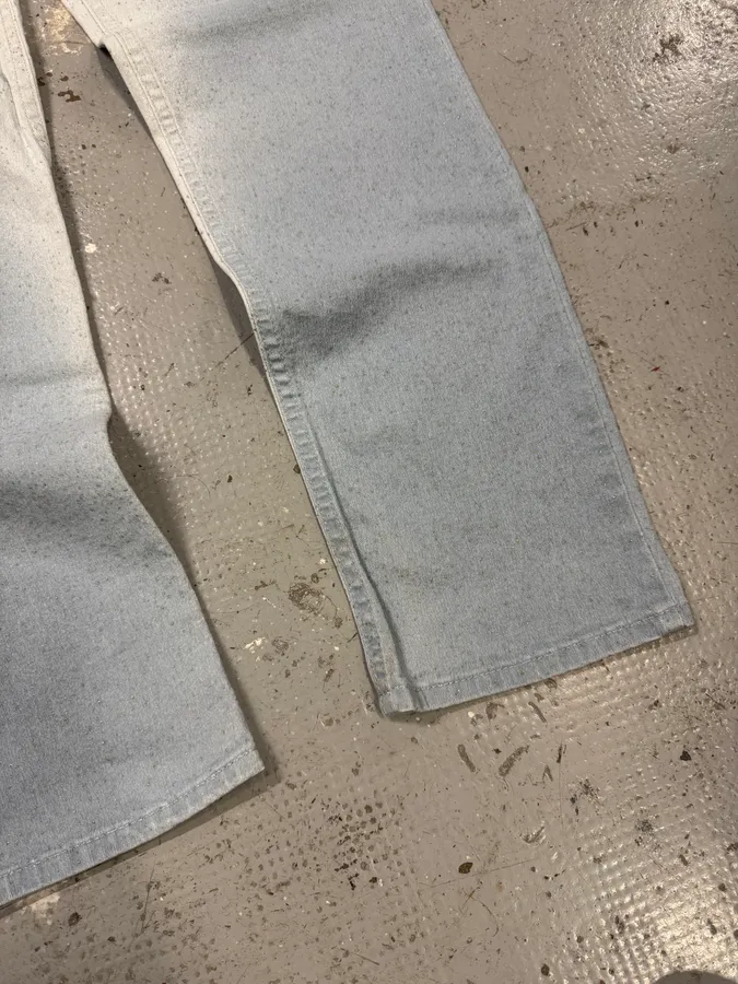 1990s Roberto Cavalli Blue Ice Gradient Pants - Image 7