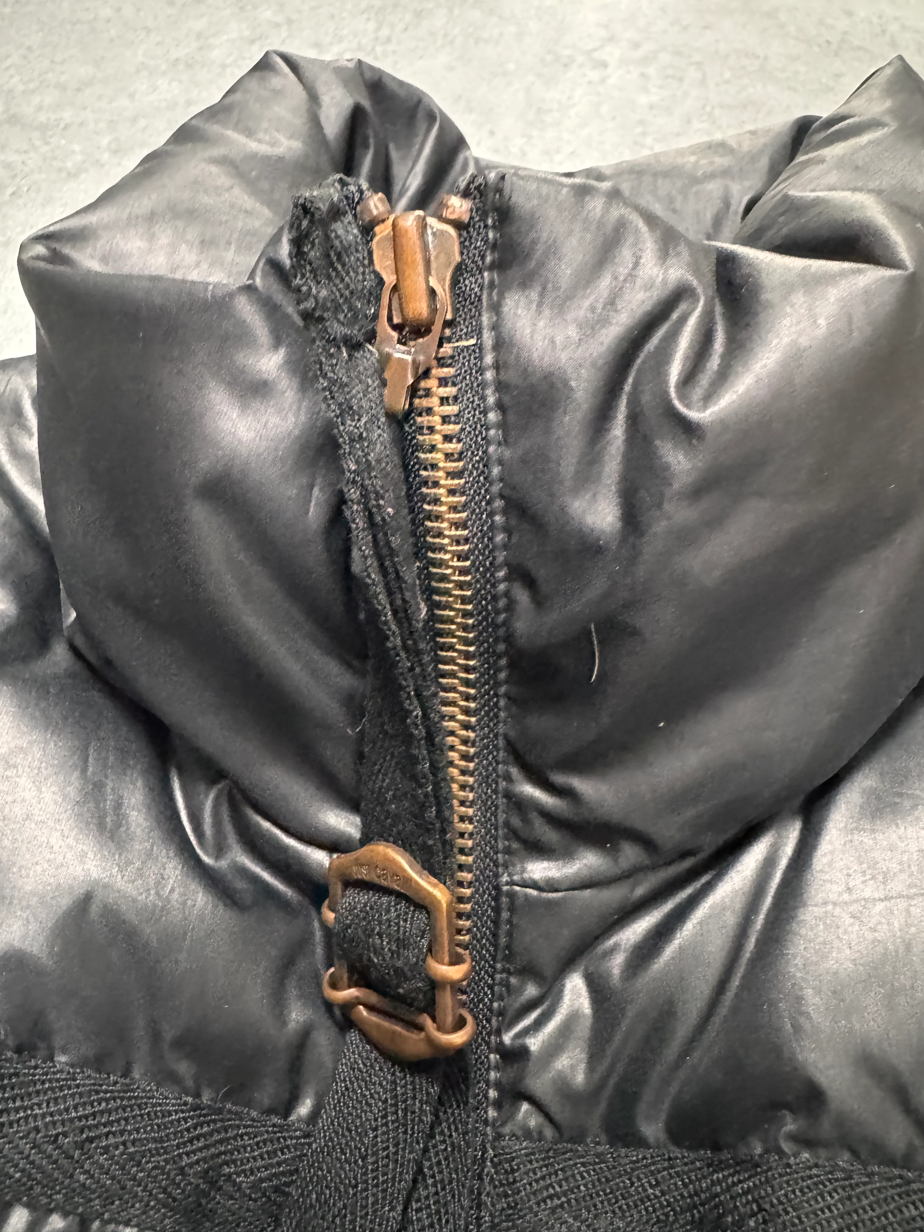 1990s Roberto Cavalli Parachute Bondage Puffer Black Jacket - Image 6