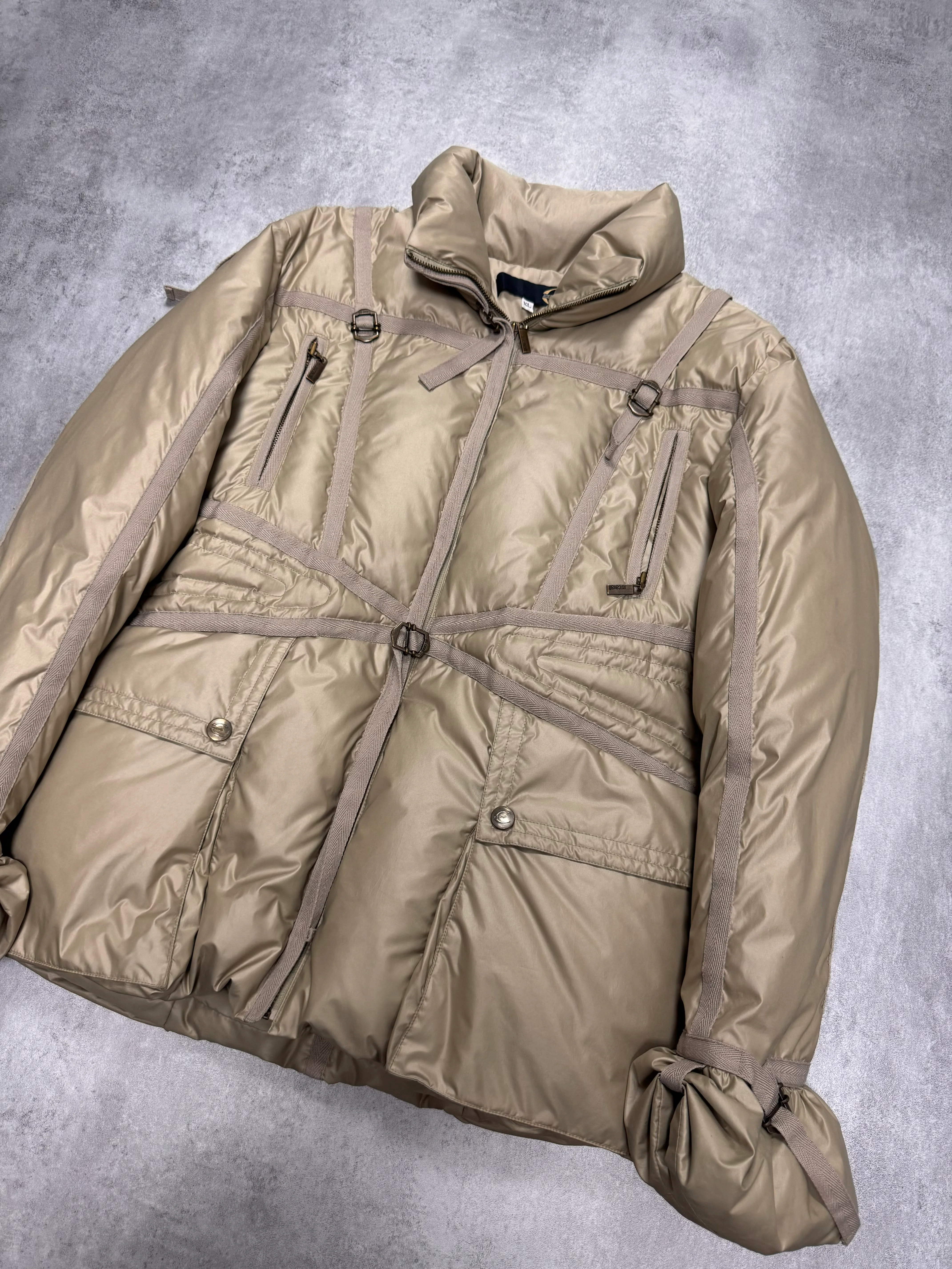 1990s Roberto Cavalli Parachute Bondage Puffer Jacket - Image 2