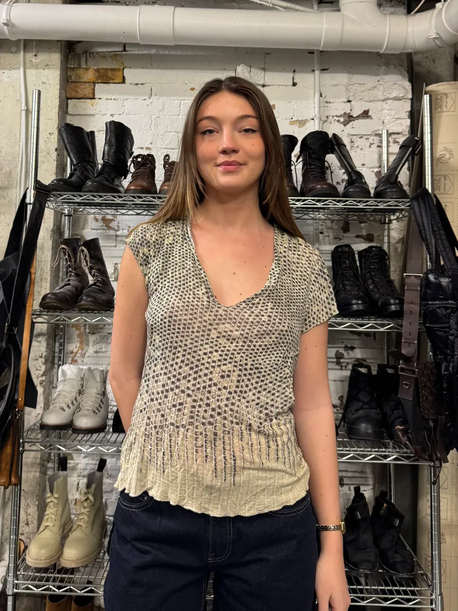 1990s Roberto Cavalli Snake Top - Image 2