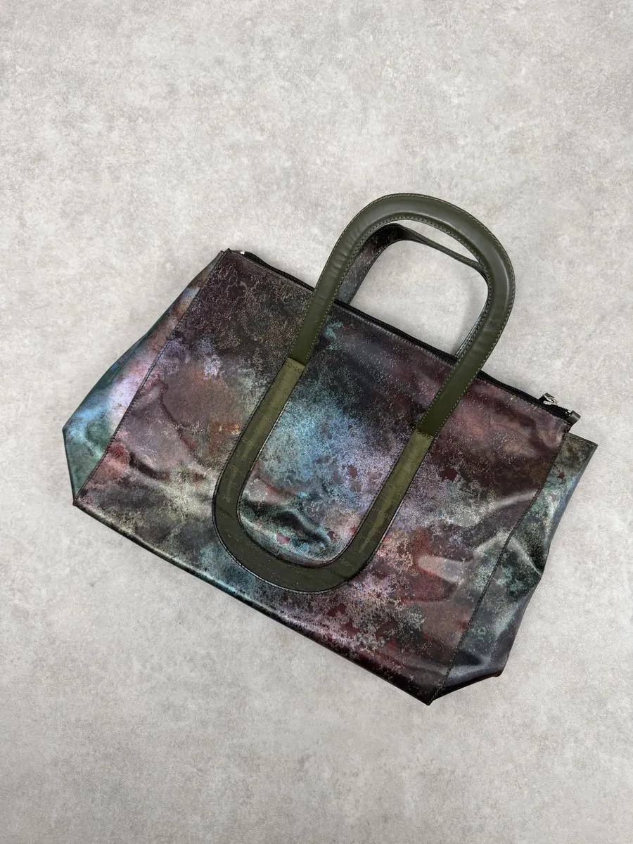 1995 Jean Paul Gaultier Evolution World Eroded Handle Bag - Image 3