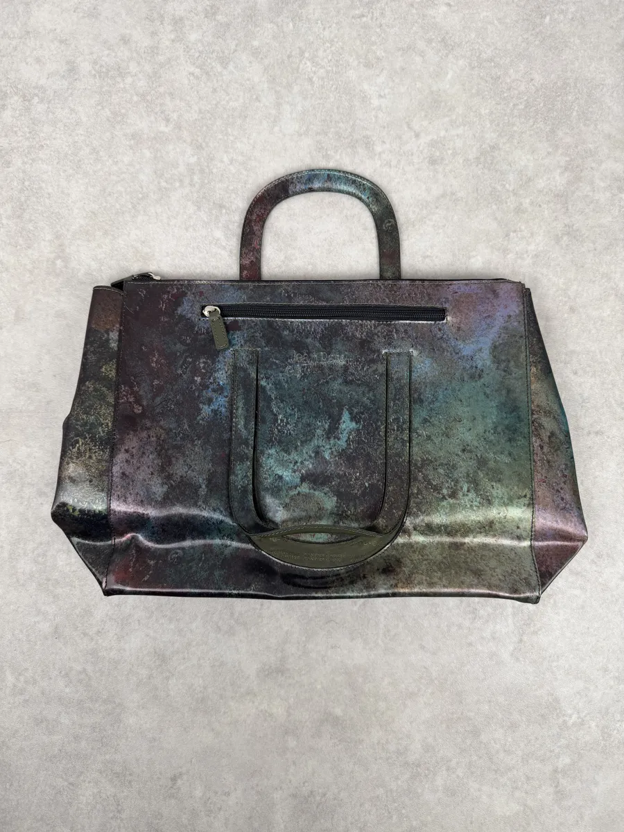 1995 Jean Paul Gaultier Evolution World Eroded Handle Bag - Image 4