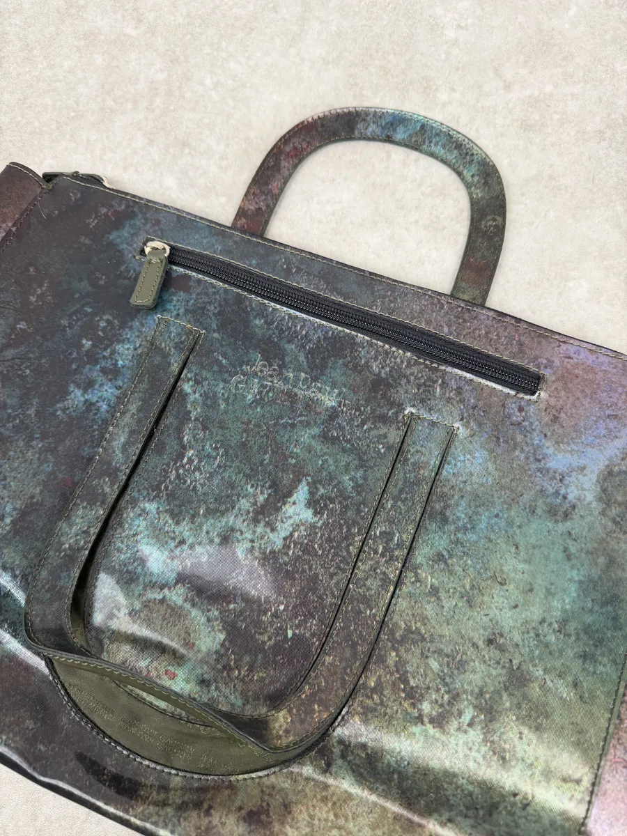 1995 Jean Paul Gaultier Evolution World Eroded Handle Bag - Image 5