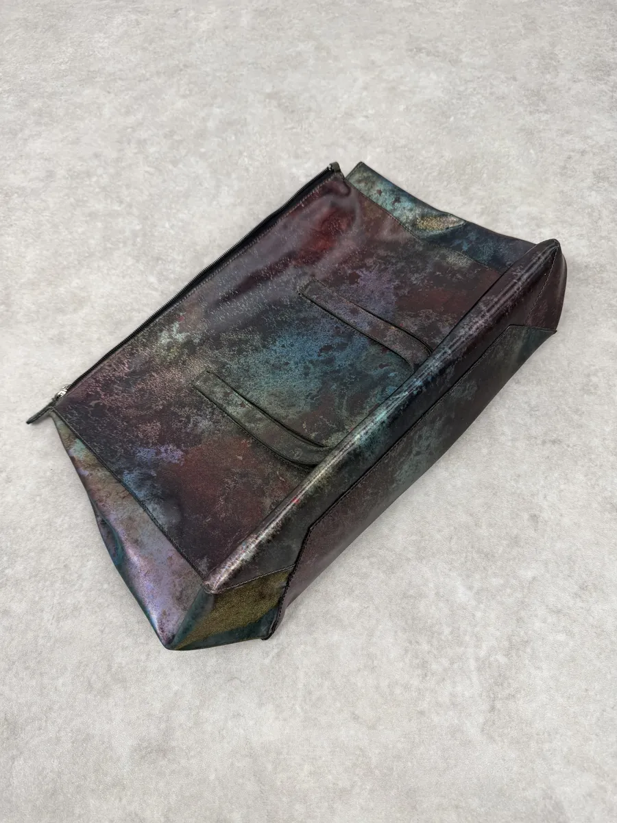 1995 Jean Paul Gaultier Evolution World Eroded Handle Bag - Image 8