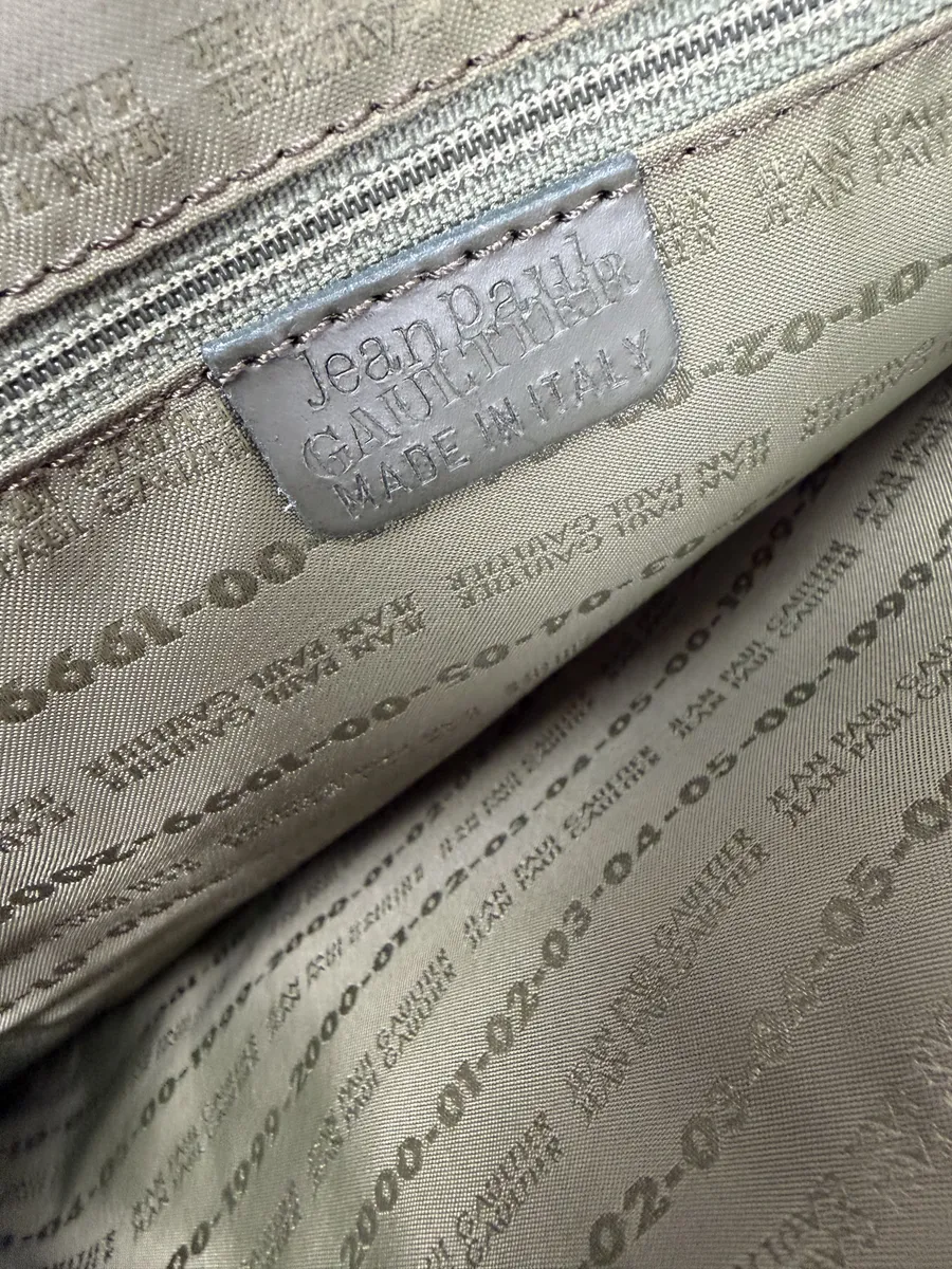 1995 Jean Paul Gaultier Evolution World Eroded Handle Bag - Image 9