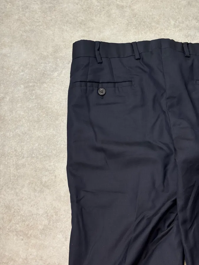 2000 Prada Navy Minimalist Pants - Image 9