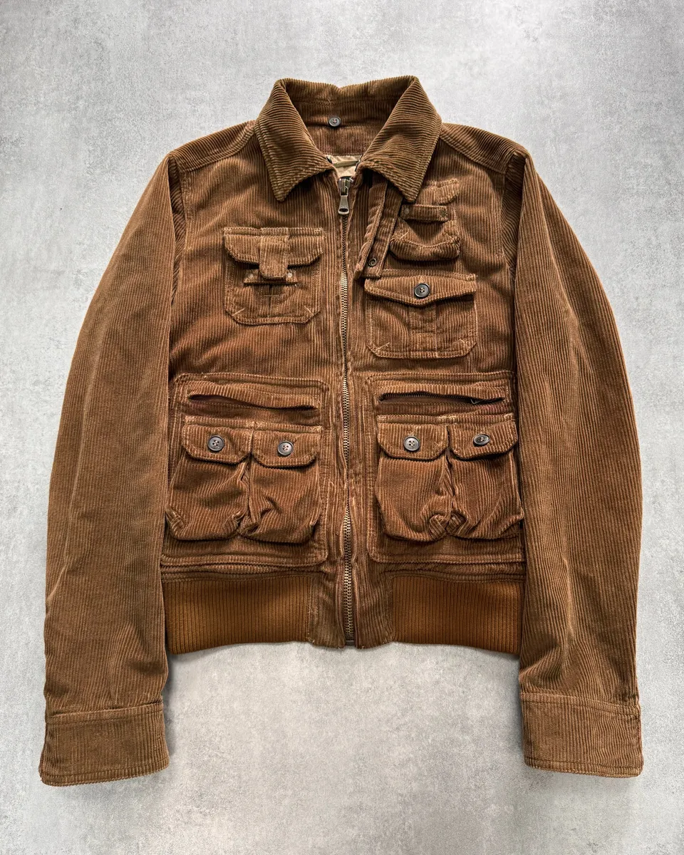2000s Dolce & Gabbana Hunter Utility Corduroy Jacket