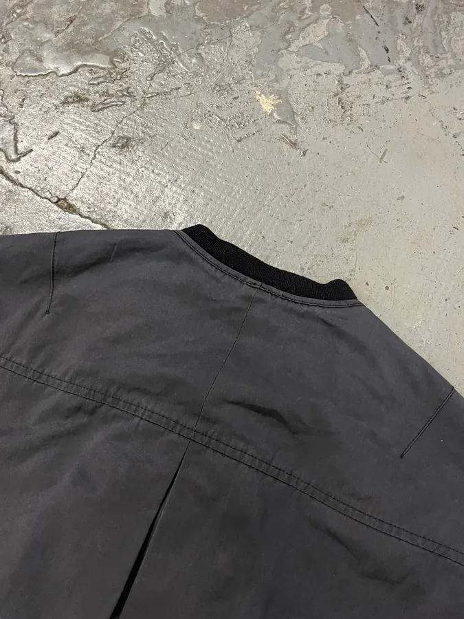 2000s Alexander McQueen Signature Navy Bomber Jacket - Image 7