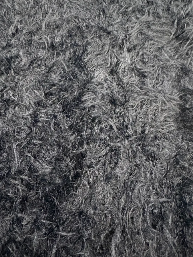 2000s Armani Black Plushed Fur Sweater - Image 8