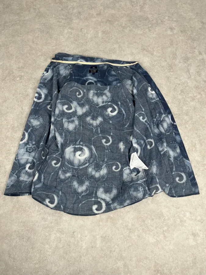 2000s Armani Blue Psycho Medusa Shirt - Image 8