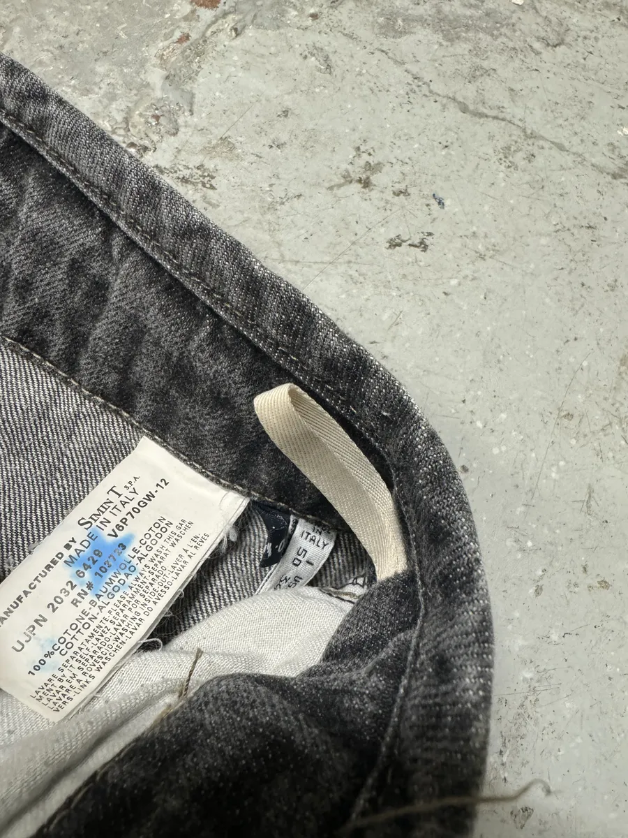 2000s Armani Grey Archive Denim Jeans - Image 6