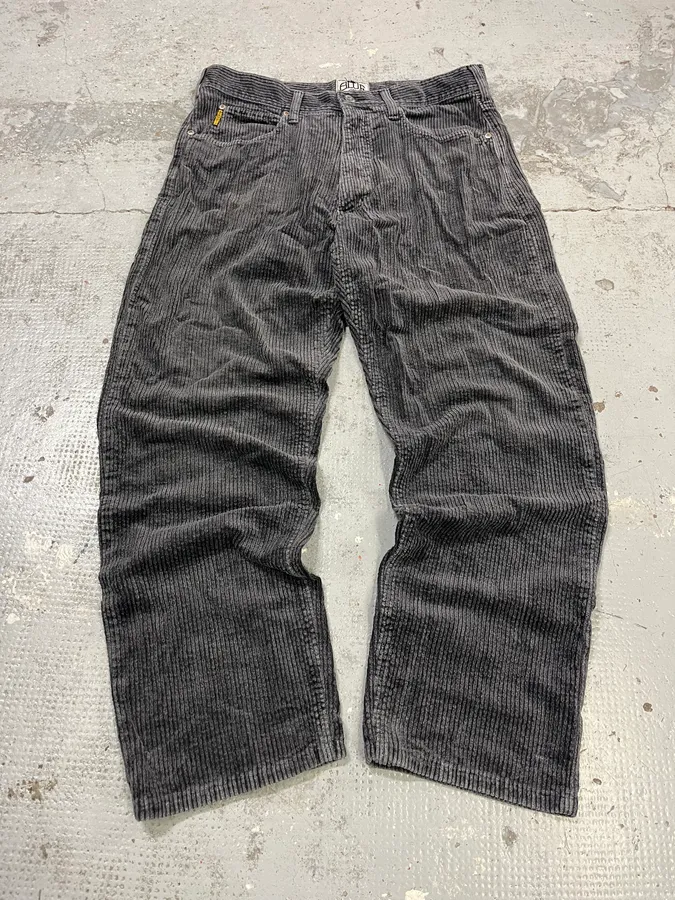 2000s Armani Grey Corduroy Pants