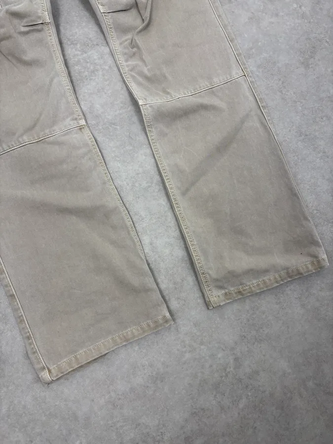 2000s Armani Khaki Cargo Belted Pants - Image 7