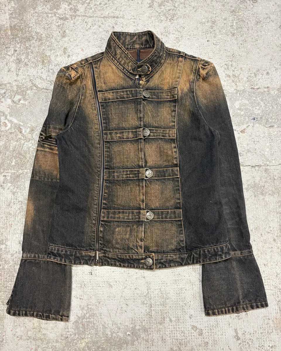 2000s Armani Samurai Denim Jacket