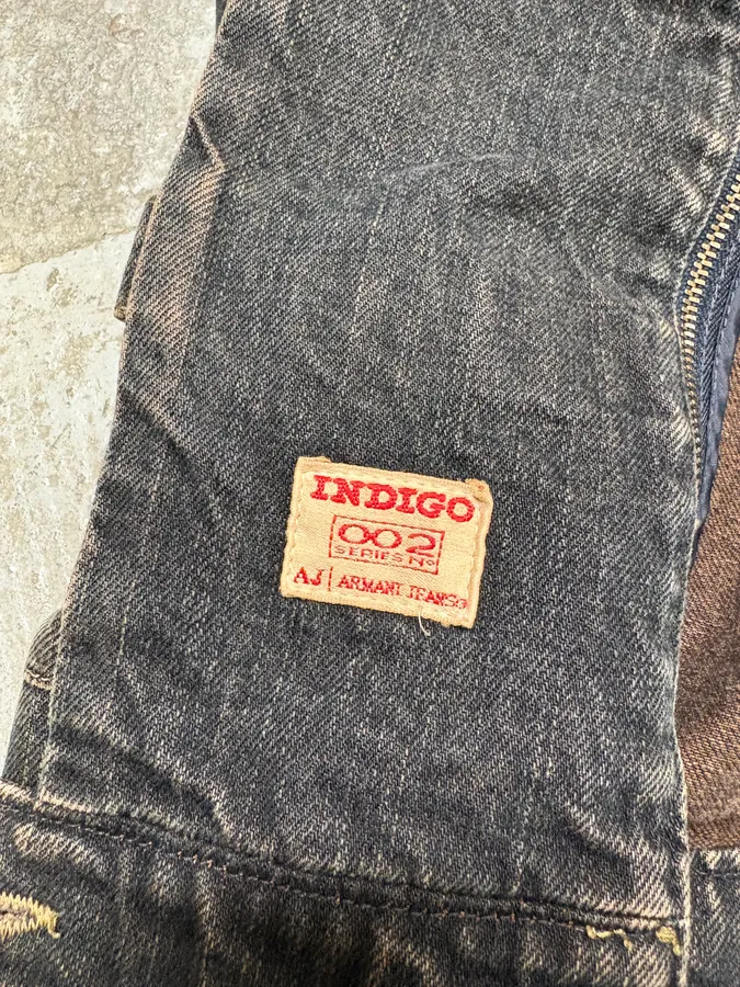 2000s Armani Samurai Denim Jacket - Image 10