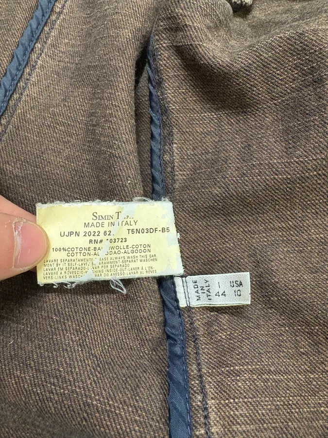 2000s Armani Samurai Denim Jacket - Image 11