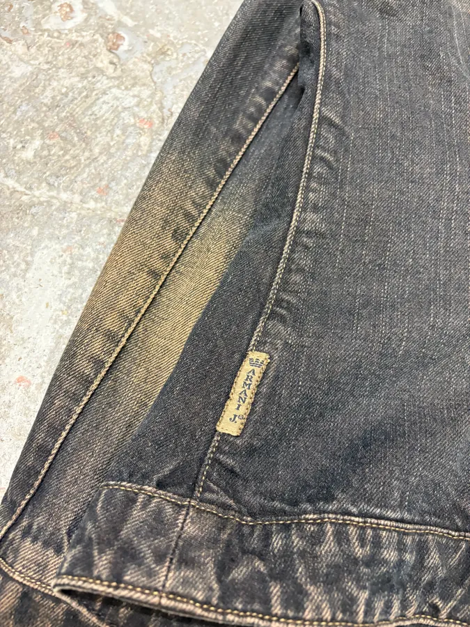 2000s Armani Samurai Denim Jacket - Image 7