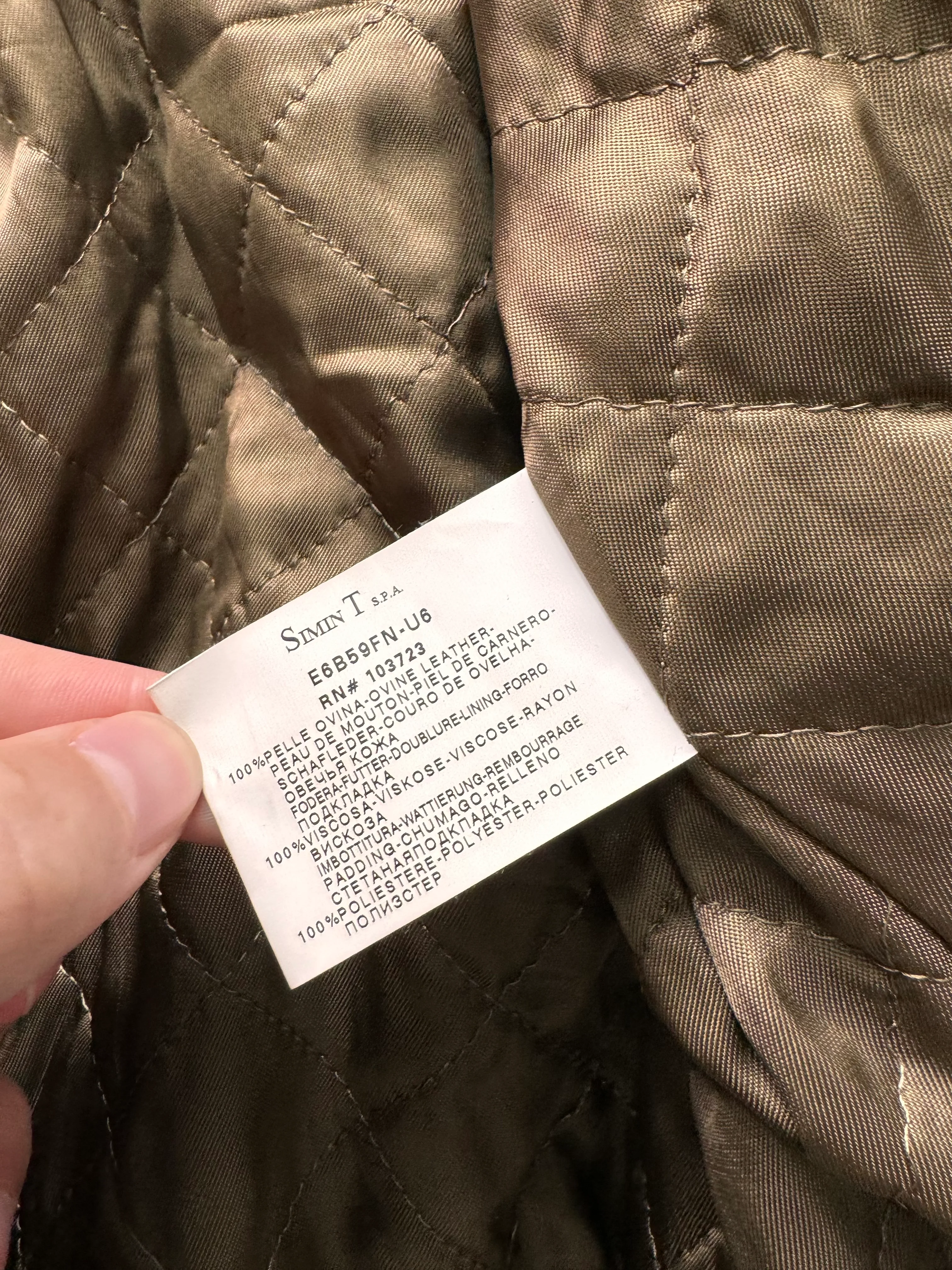 2000s Armani Technical Aviator Leather Jacket - Image 8