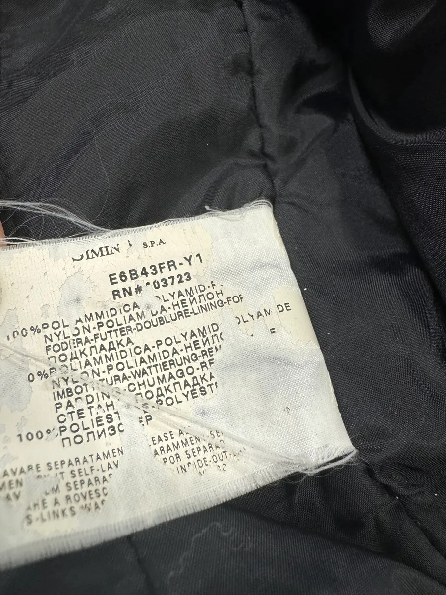 2000s Armani Utility Drift Faded Bomber Jacket - Image 8
